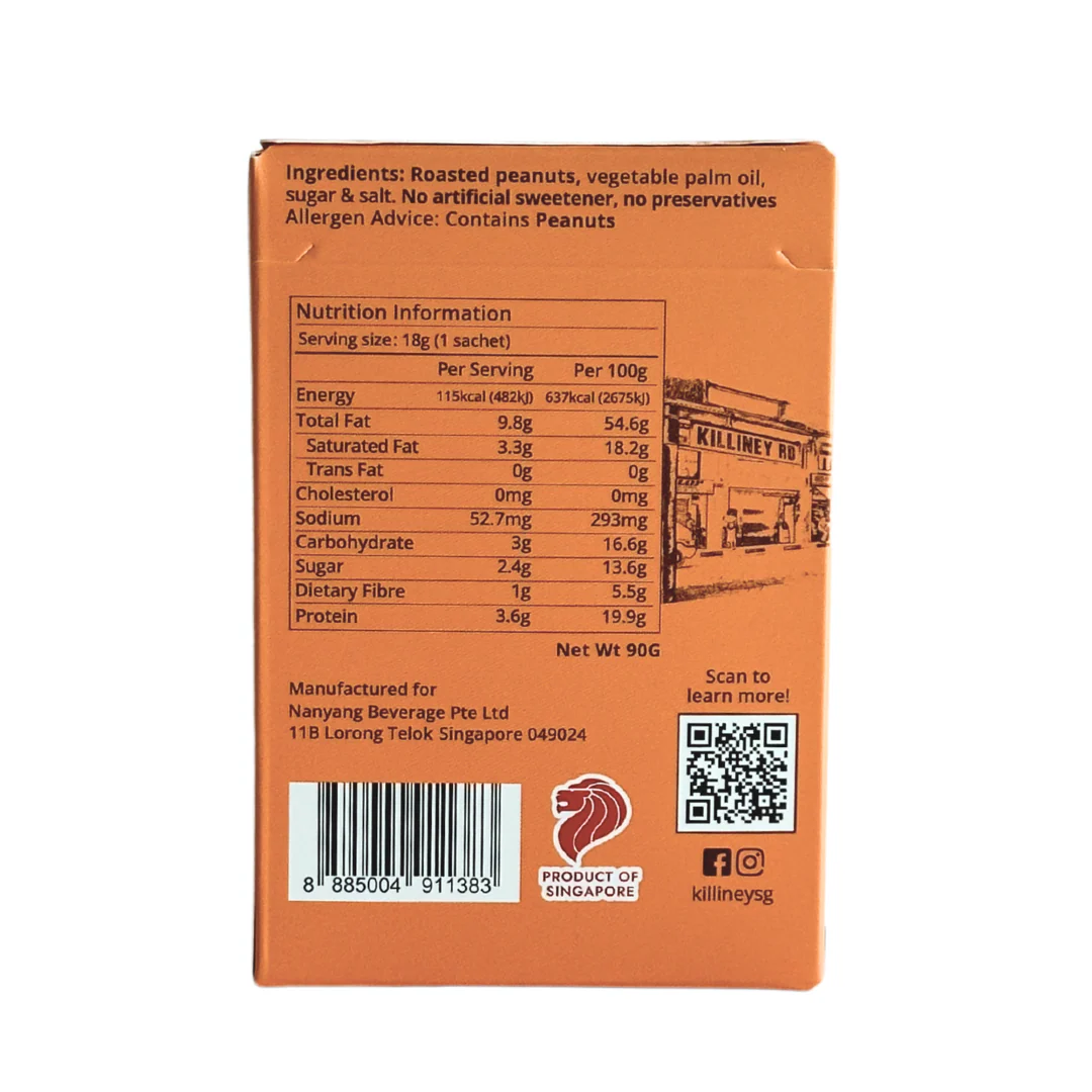 Killiney Classic Singapore Peanut Butter Sachet Box 90g (EXPIRY: 3 DEC 2026) - Image 6